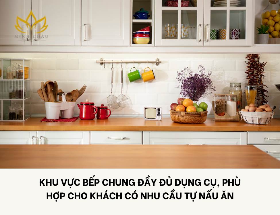 Bếp chung tiện lợi