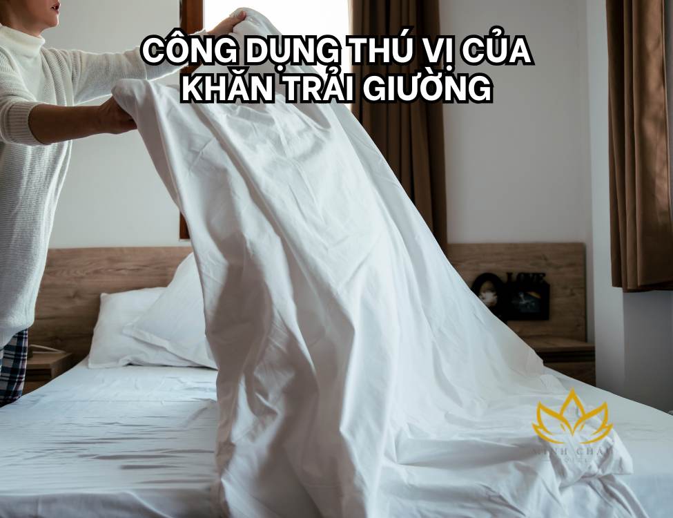 Những công dụng thú vị của khăn trải giường khách sạn