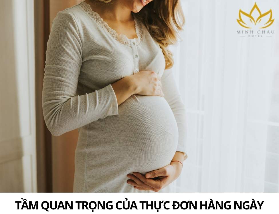 Thực đơn 3 tháng cuối vào con không vào mẹ