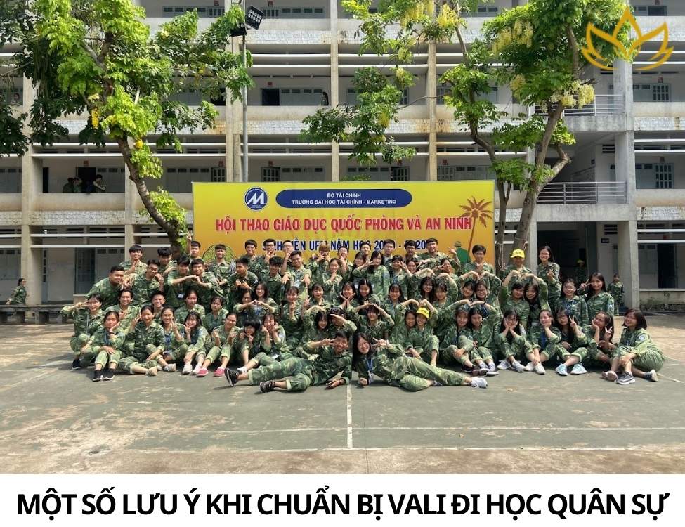 vali đi học quân sự