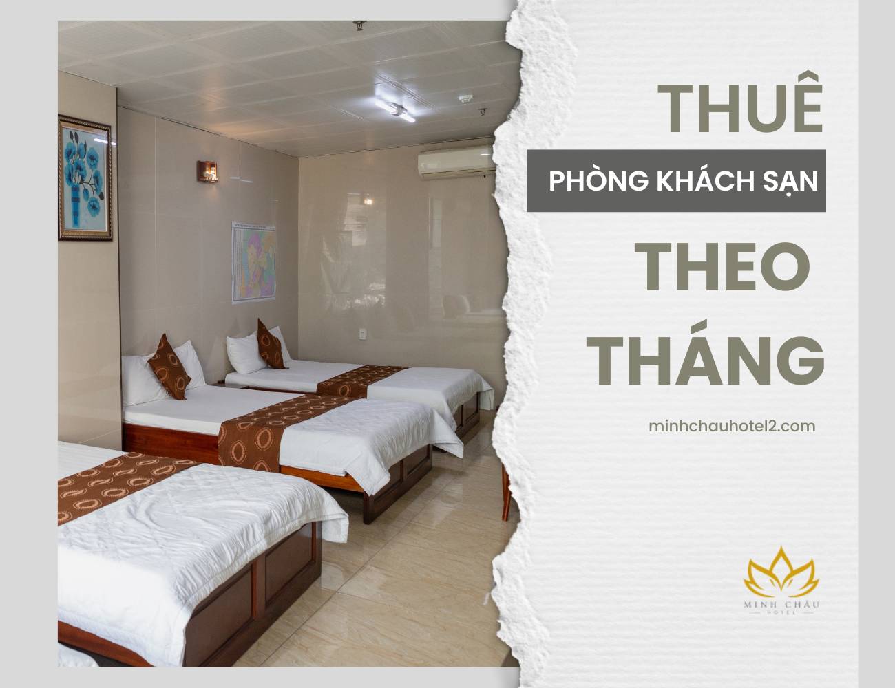 Thuê phòng khách sạn theo tháng Tân Bình