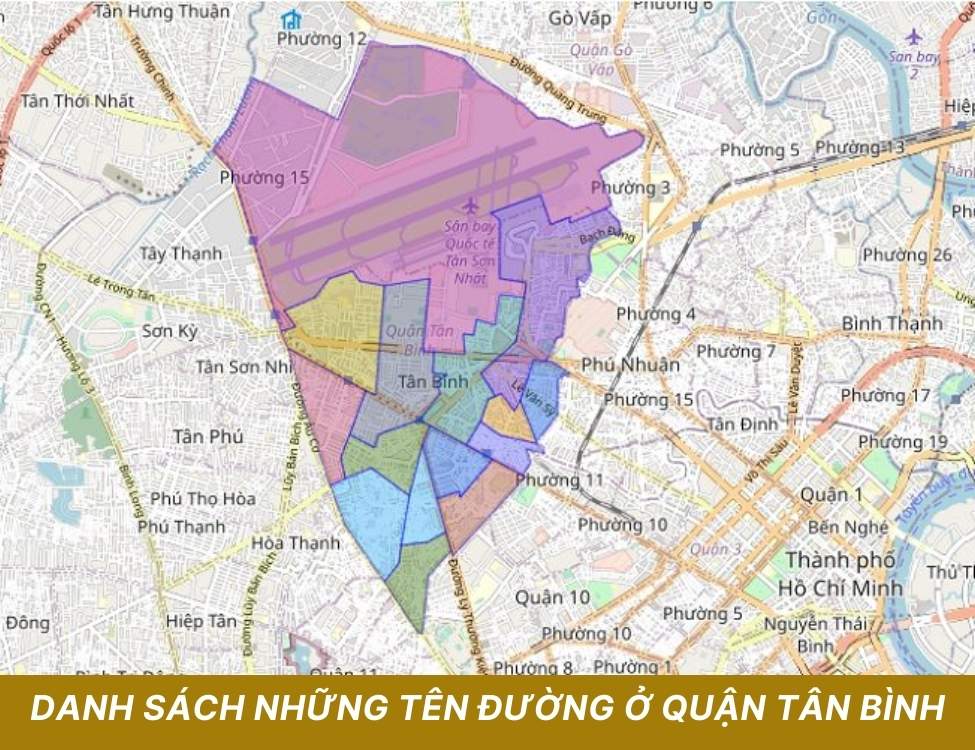 Các đường ở quận Tân Bình