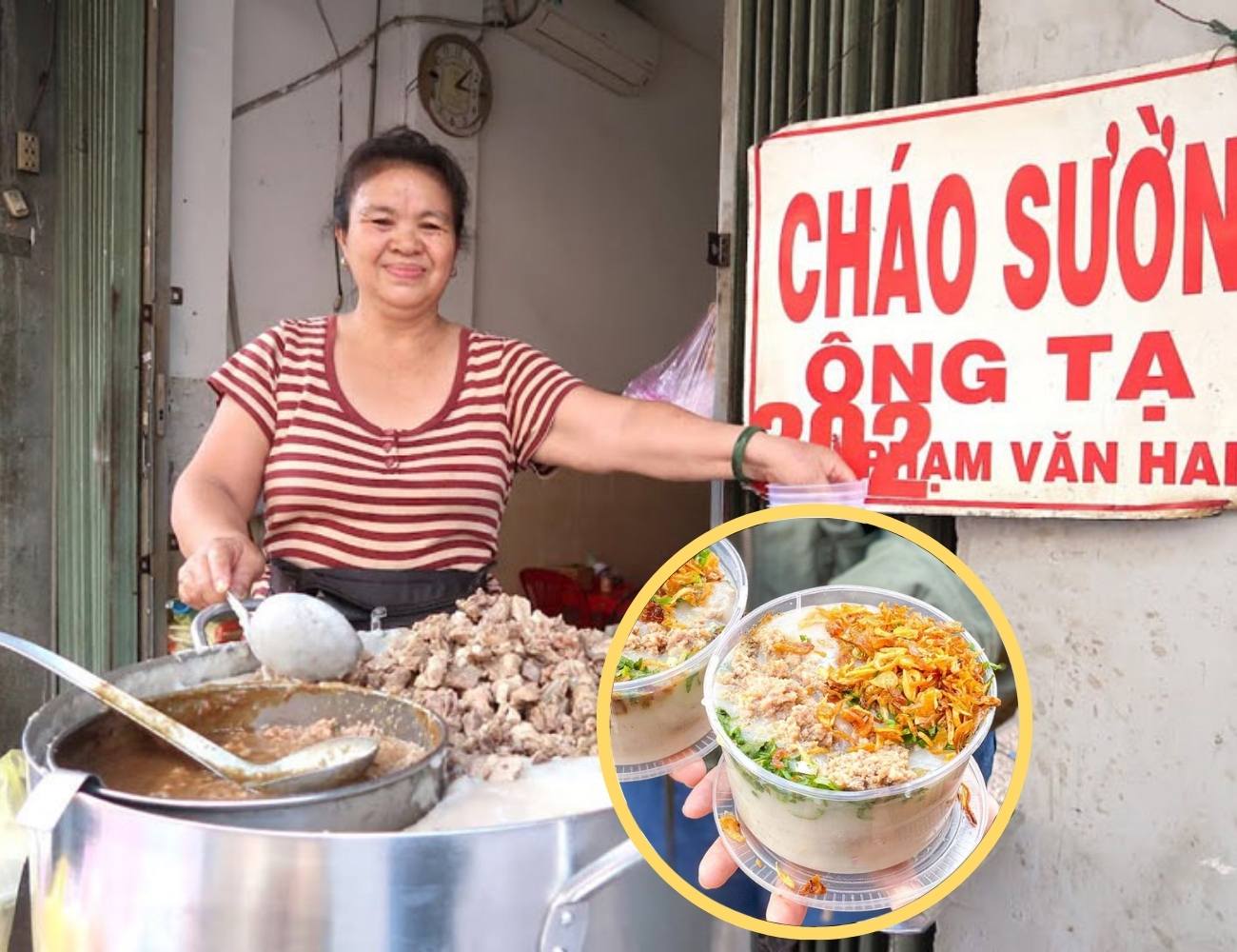Cháo sườn Ông Tạ